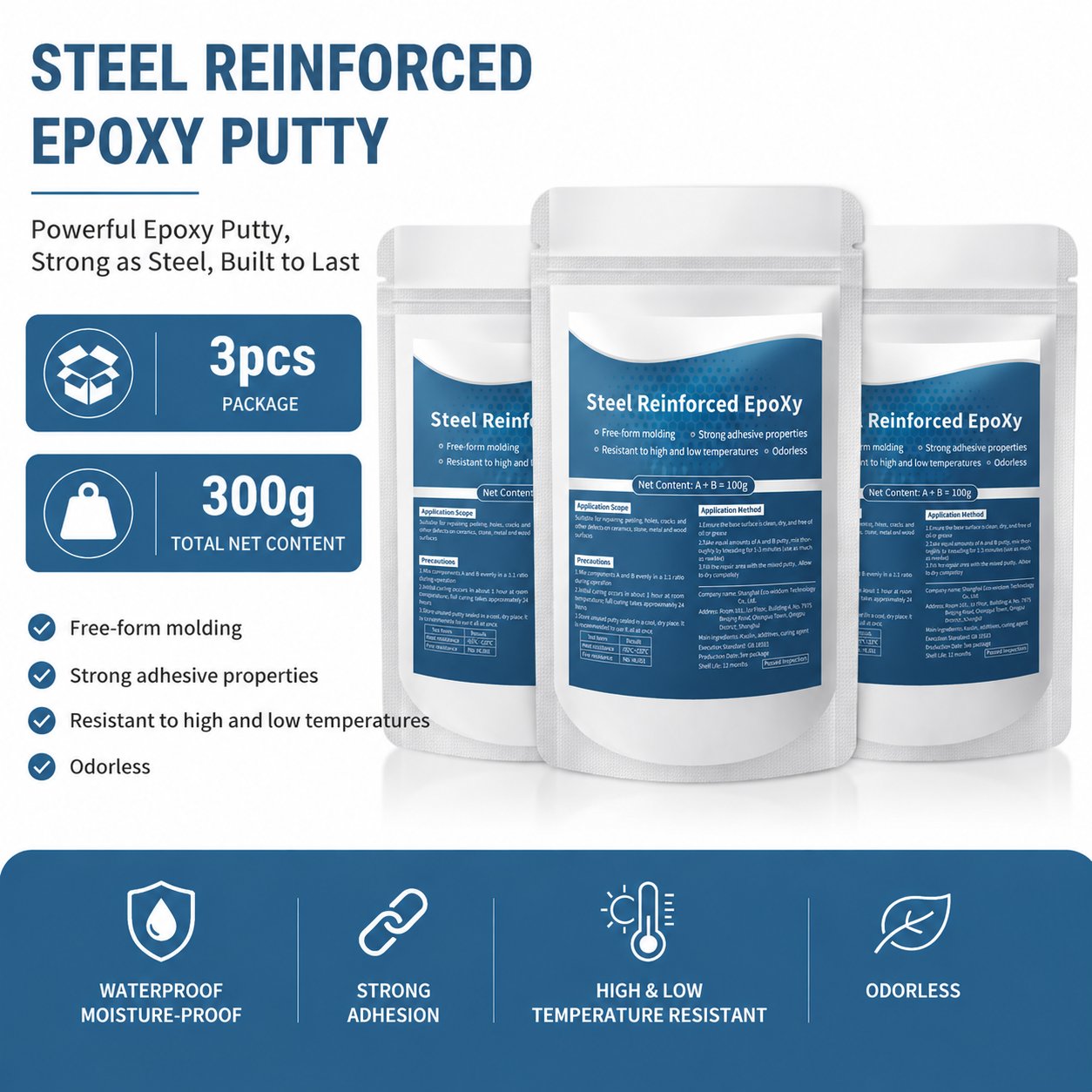 🔥🛠️ High-Strength Multi-Purpose Repair Clay