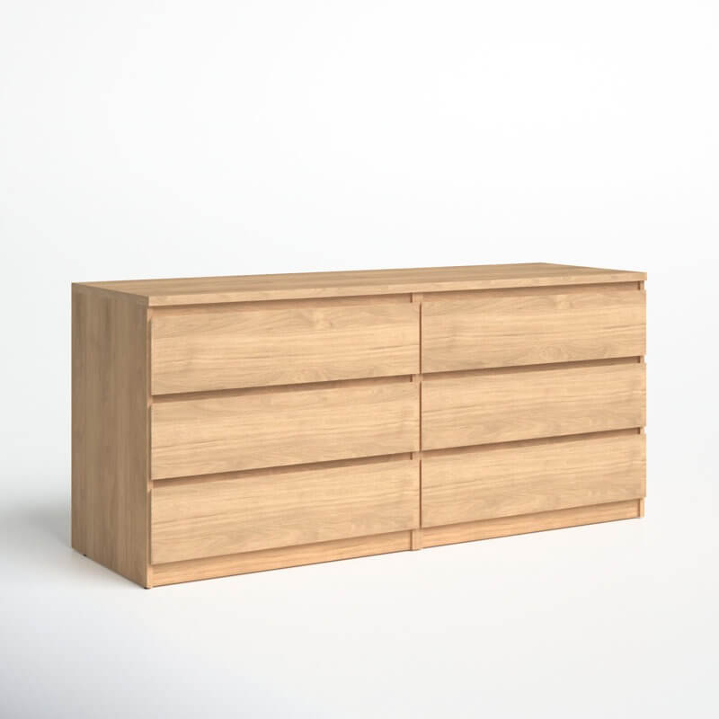 Kepner 6 Drawer 60.5" W Double Dresser