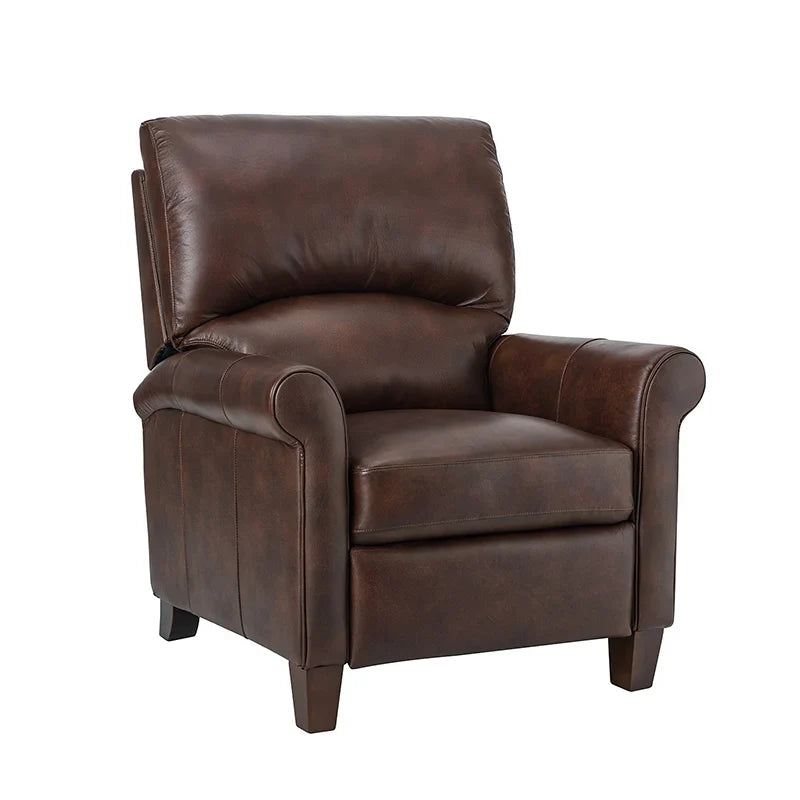 Eliana 33.07" Wide Genuine Leather Manual Recliner