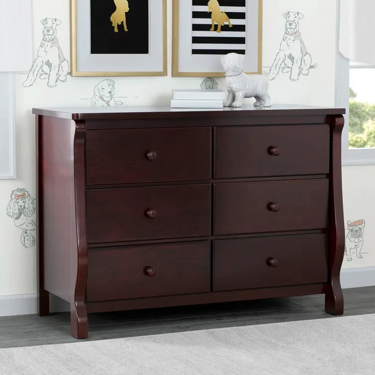 Universal Double Dresser -Made of Solid Woods