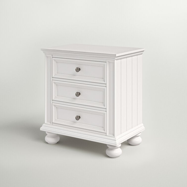28'' Tall 3 - Drawer Nightstand Set of 2