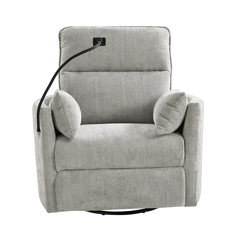 Arthur 38" Power Rocking Swivel Nursery Recliner with USB