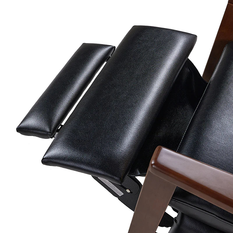 Rainer Timeless Elegance Faux Leather Solid Wood Recliner