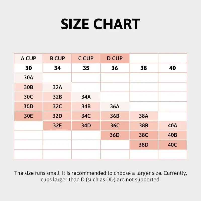 Push Up Sticky Bra Waterproof Reusable Travel Friendly