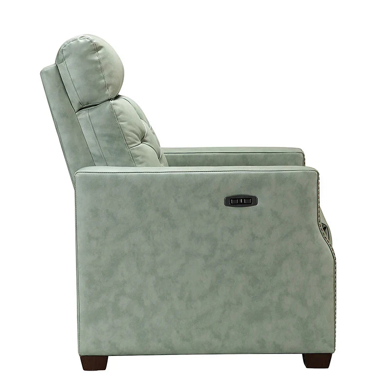 Carlota 31.5" Wide Genuine Leather Power Recliner