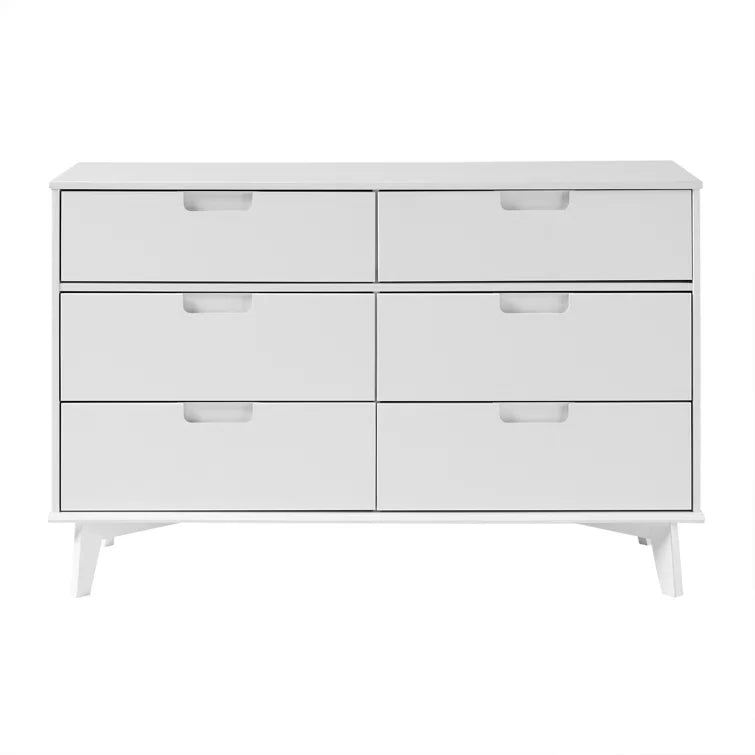 Yarber Groove 6 Drawer Double Dresser