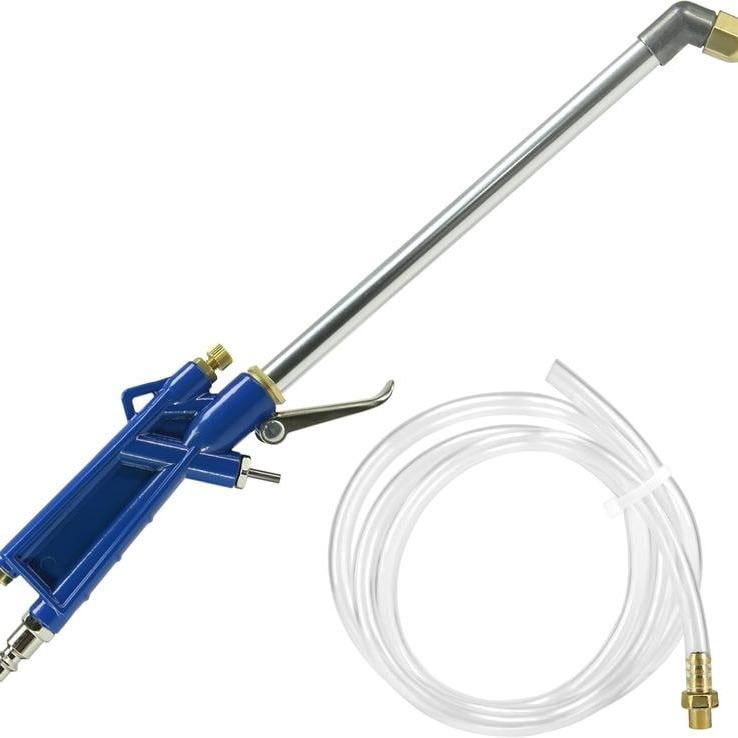 High-Pressure Pneumatic Air Blow Gun with Extended Nozzle for Engine & Mechanical Deep Cleaning