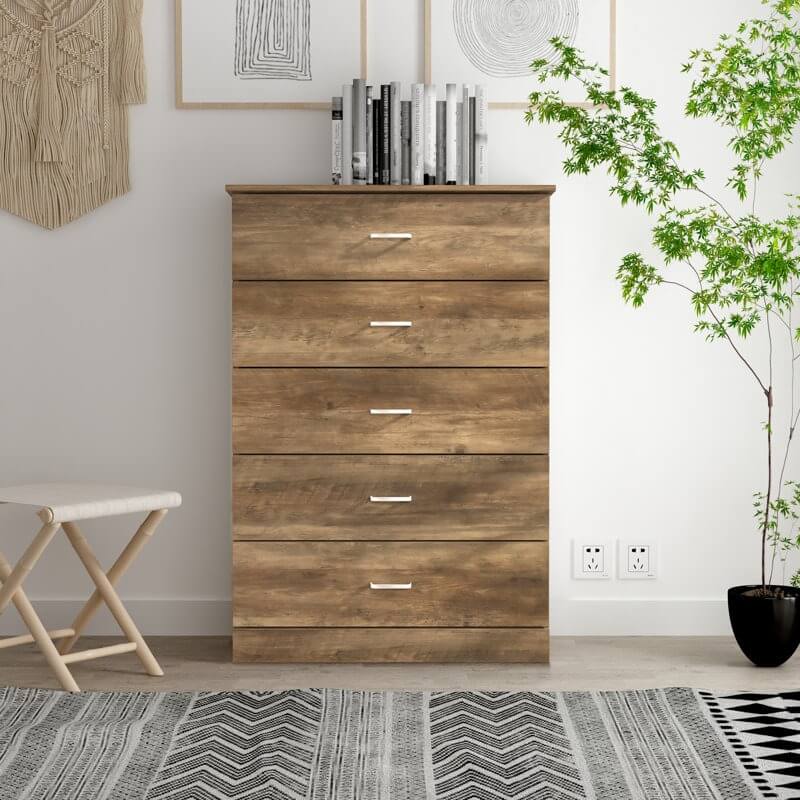 Allyannah 5 Drawer 31.5'' W Dresser