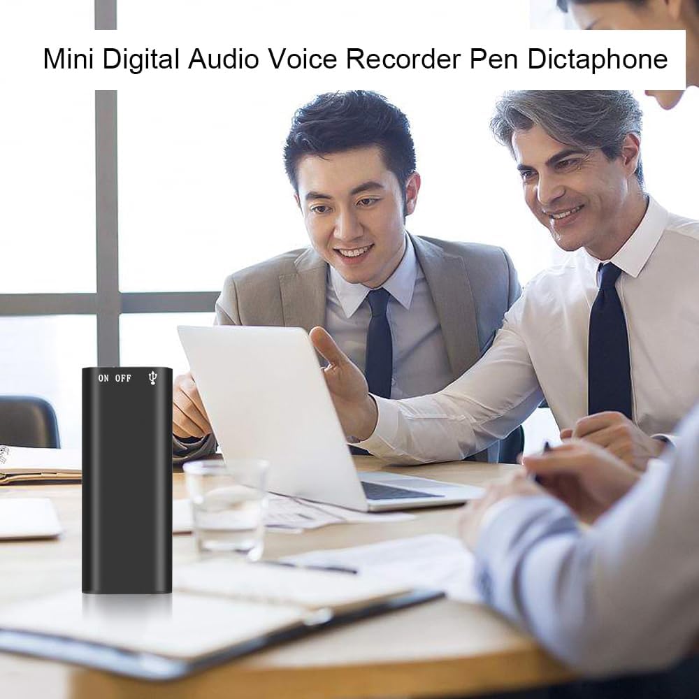 Secret Hidden Voice Recorder – Voice Activated, Smart Noise Reduction, Auto File Save