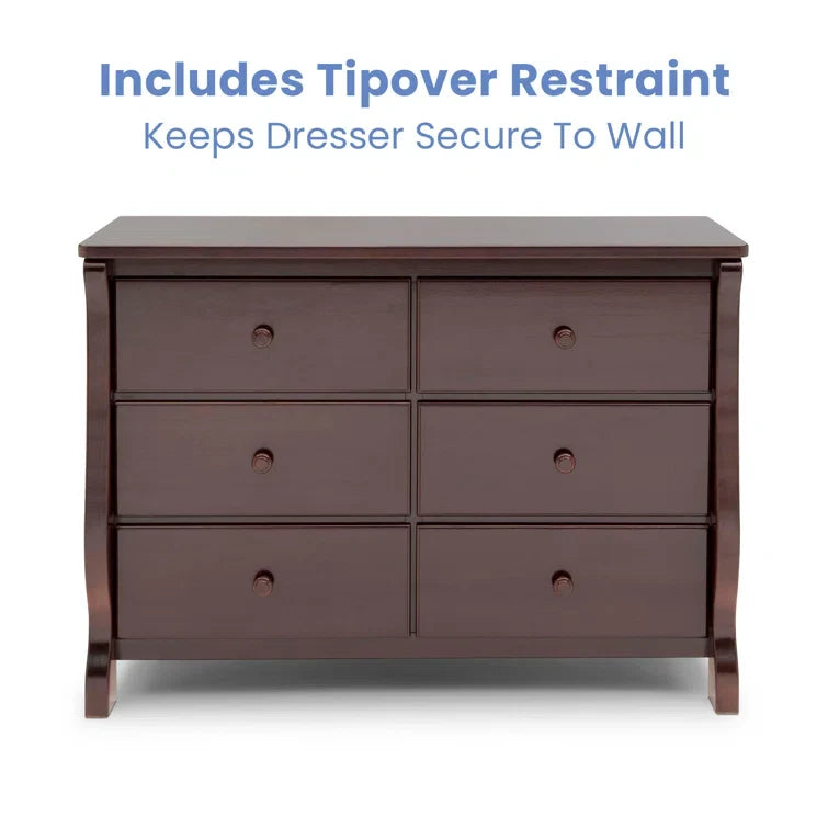 Universal Double Dresser -Made of Solid Woods