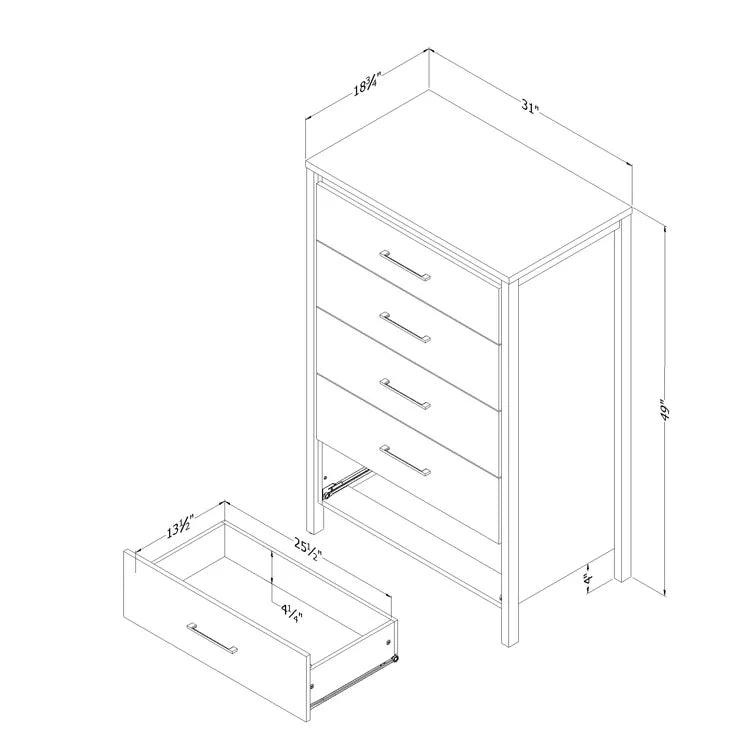 Gravity 5 - Drawer Dresser