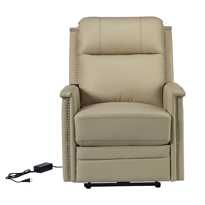 Ottfried Genuine Leather Power Recliner