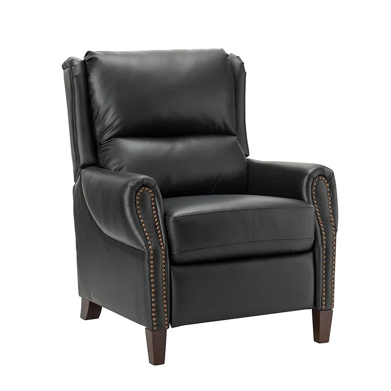 Rosaura 32.68" Wide Genuine Leather Manual Recliner