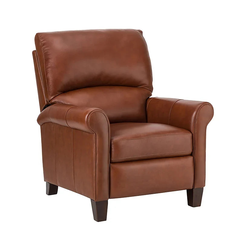 Eliana 33.07" Wide Genuine Leather Manual Recliner