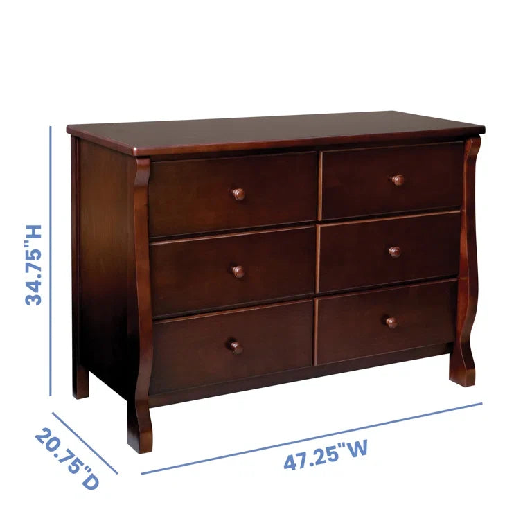 Universal Double Dresser -Made of Solid Woods