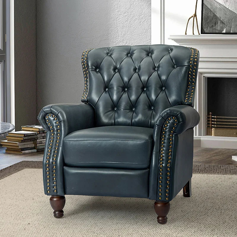 Gabrielle Genuine Leather Oversized Recliner