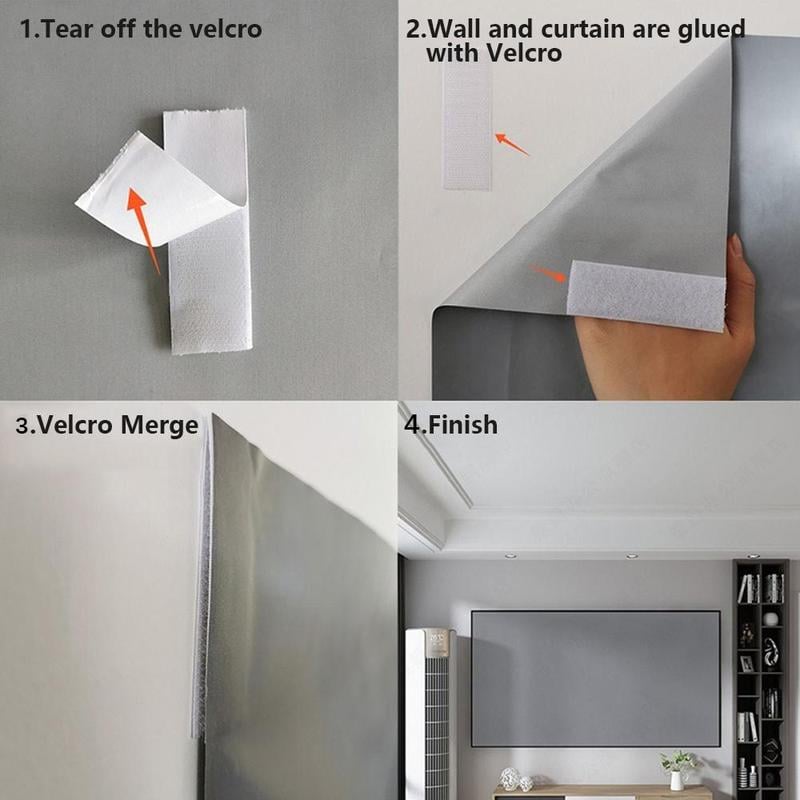 4K Metal Lightproof Foldable Portable Movie Screen (16:9)🎥✨