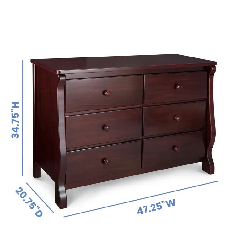 Universal Double Dresser -Made of Solid Woods