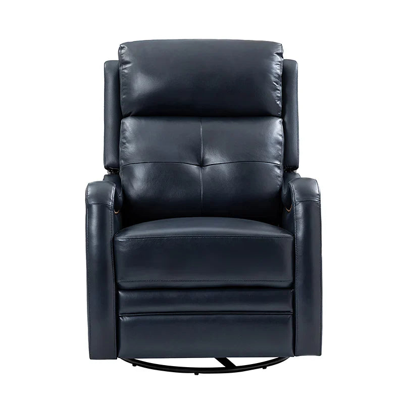 Amelia Genuine Leather Swivel Rocker Recliner