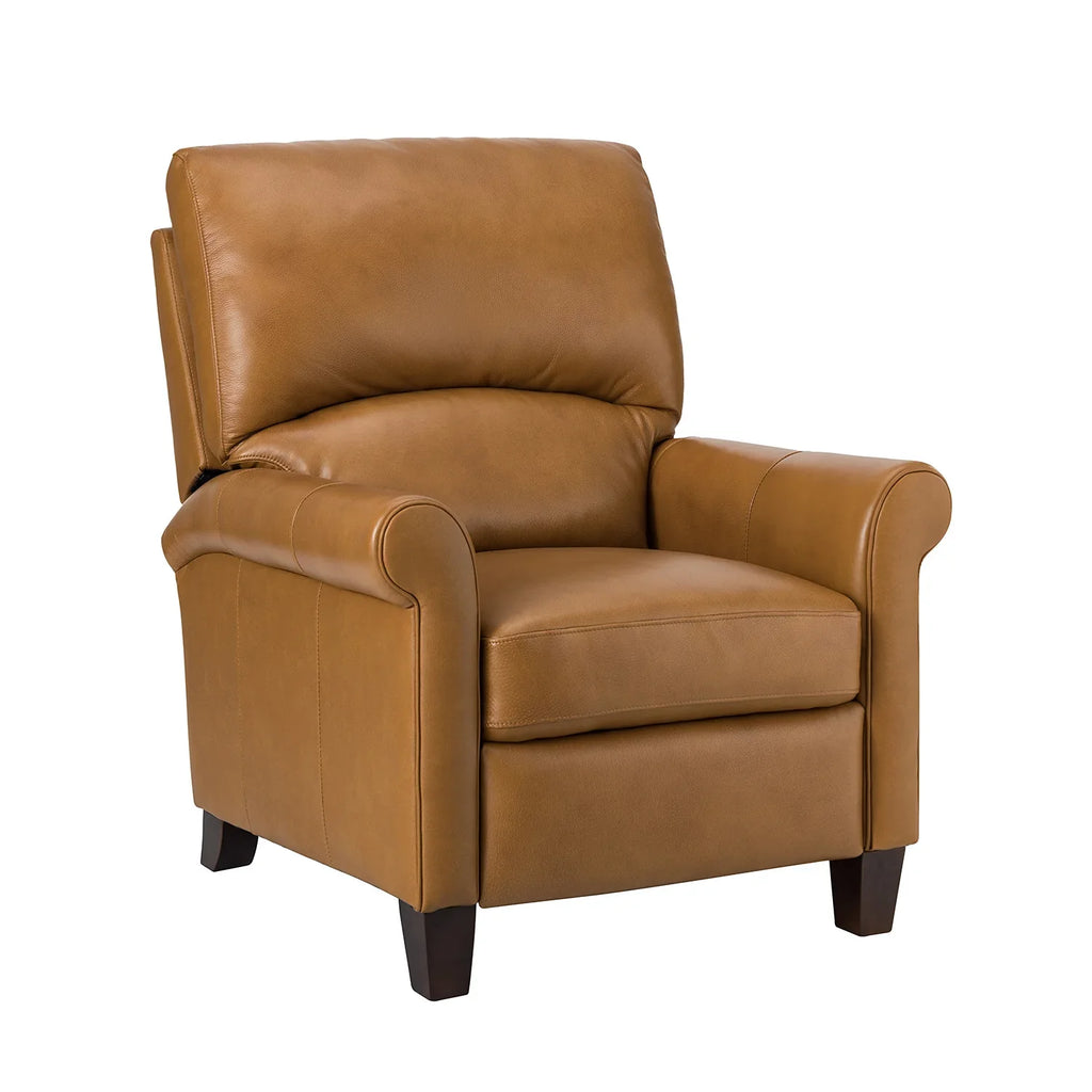 Eliana 33.07" Wide Genuine Leather Manual Recliner