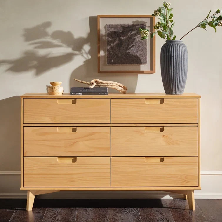 Yarber Groove 6 Drawer Double Dresser