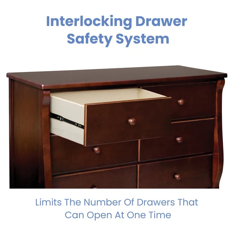 Universal Double Dresser -Made of Solid Woods