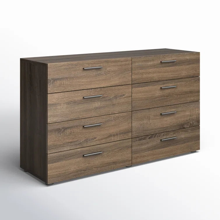 Jantz 8 Drawer 55.12" W Double Dresser