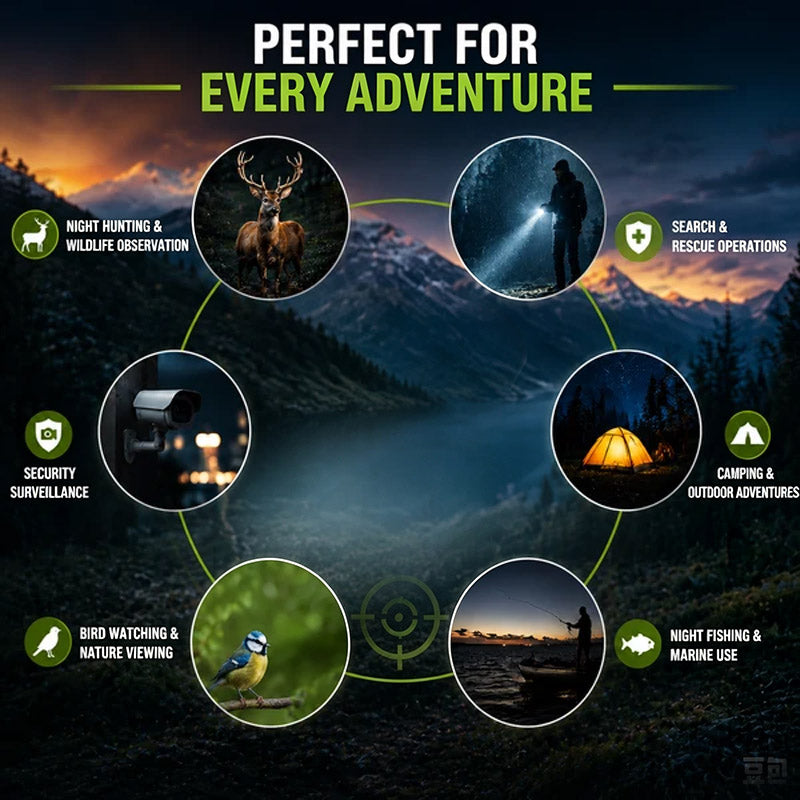 AI15 Day/Night Dual-Use Monoculars – 8000-meter detection range