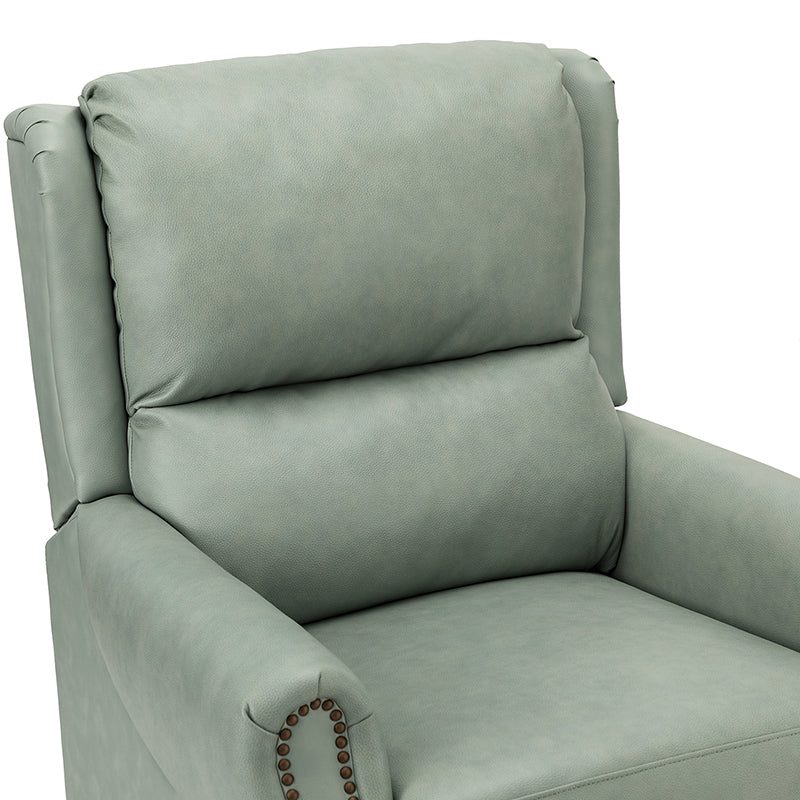 Rosaura 32.68" Wide Genuine Leather Manual Recliner