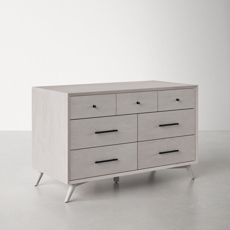 7 Drawer Williams 56'' W Solid Wood Dresser