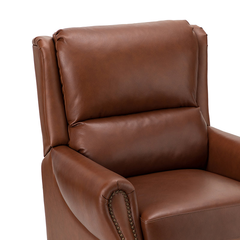 Rosaura 32.68" Wide Genuine Leather Manual Recliner