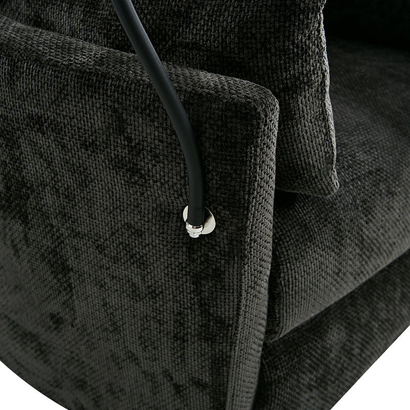 Arthur 38" Power Rocking Swivel Nursery Recliner with USB