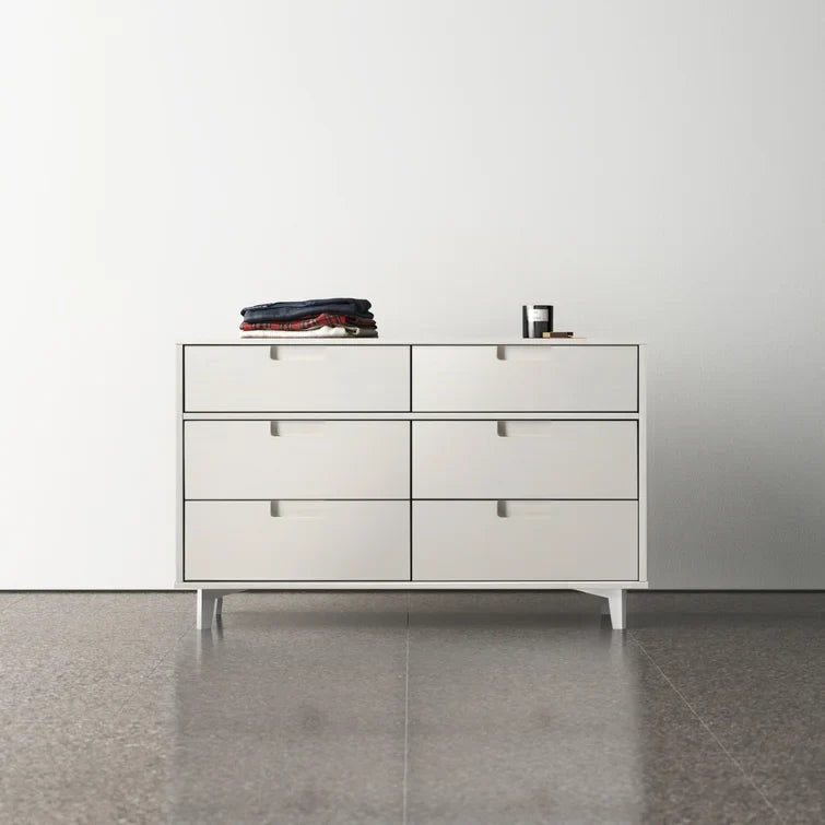 Yarber Groove 6 Drawer Double Dresser