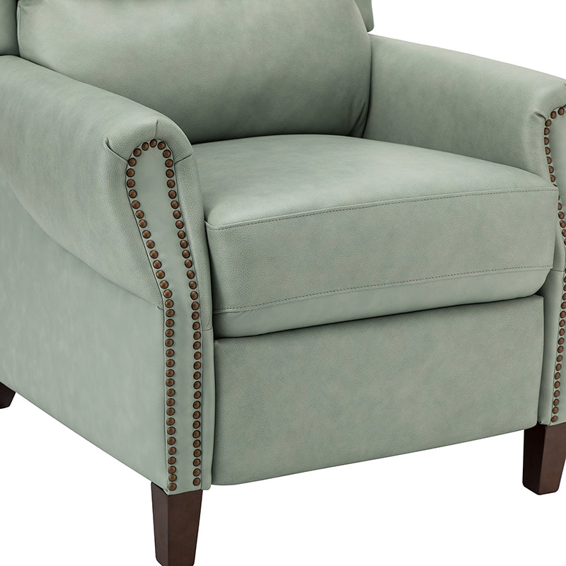 Rosaura 32.68" Wide Genuine Leather Manual Recliner