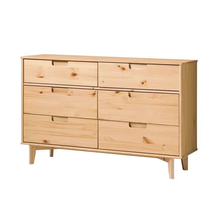 Yarber Groove 6 Drawer Double Dresser