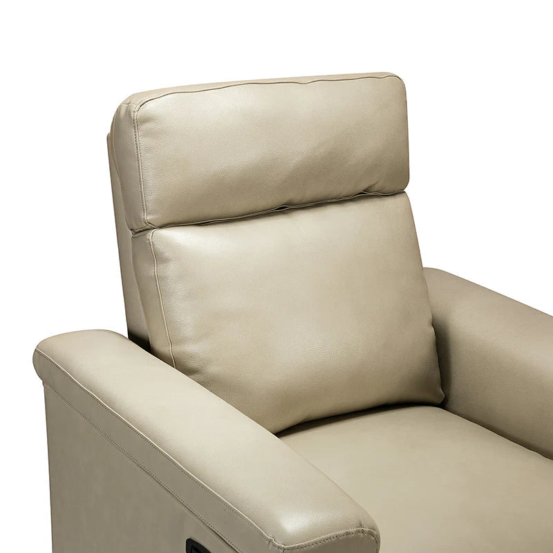 Lea 36.02" Wide Genuine Leather Power Recliner