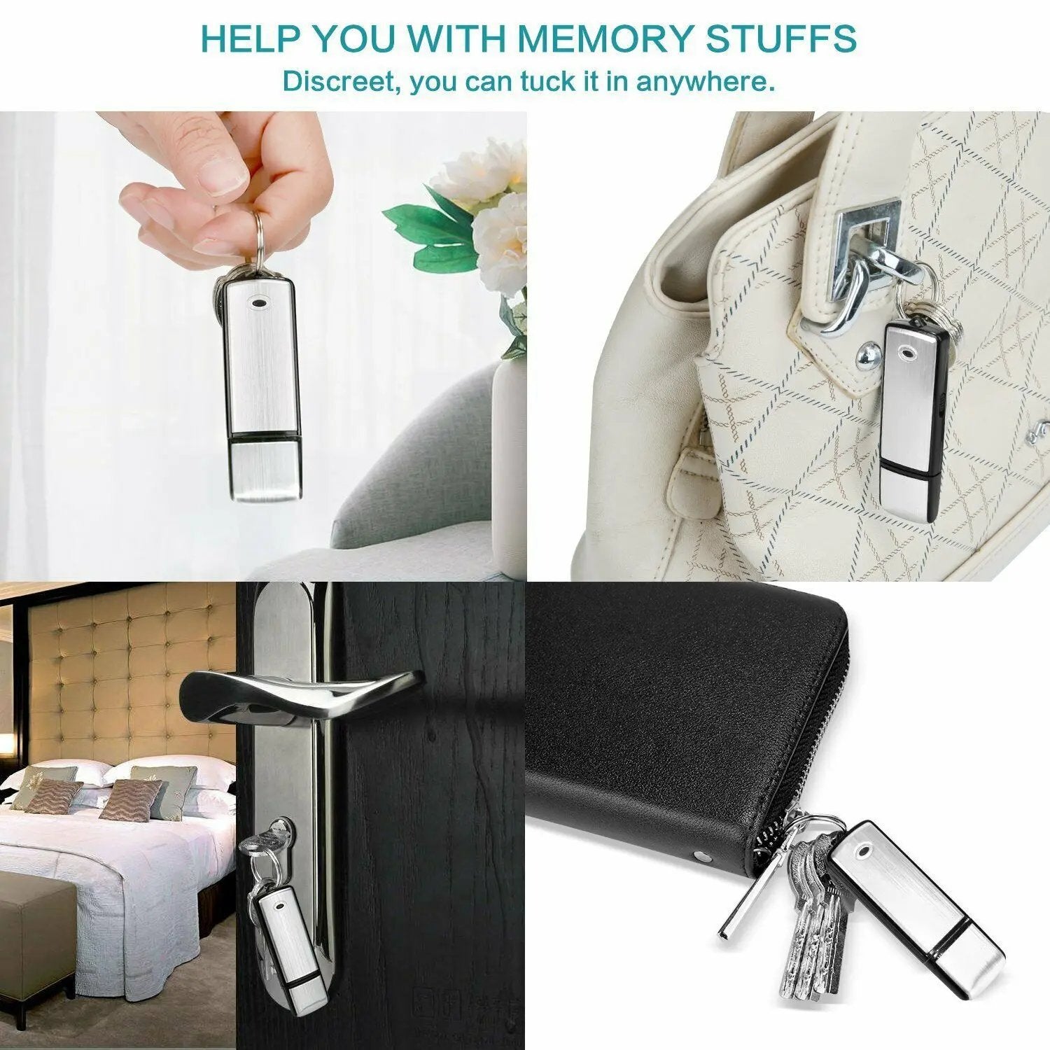 USB Flash Drive Voice Recorder 2-in-1