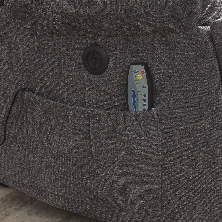 41'' Oversized Power Lift Chair - Heated Massage Electric Recliner with Super Soft Padding