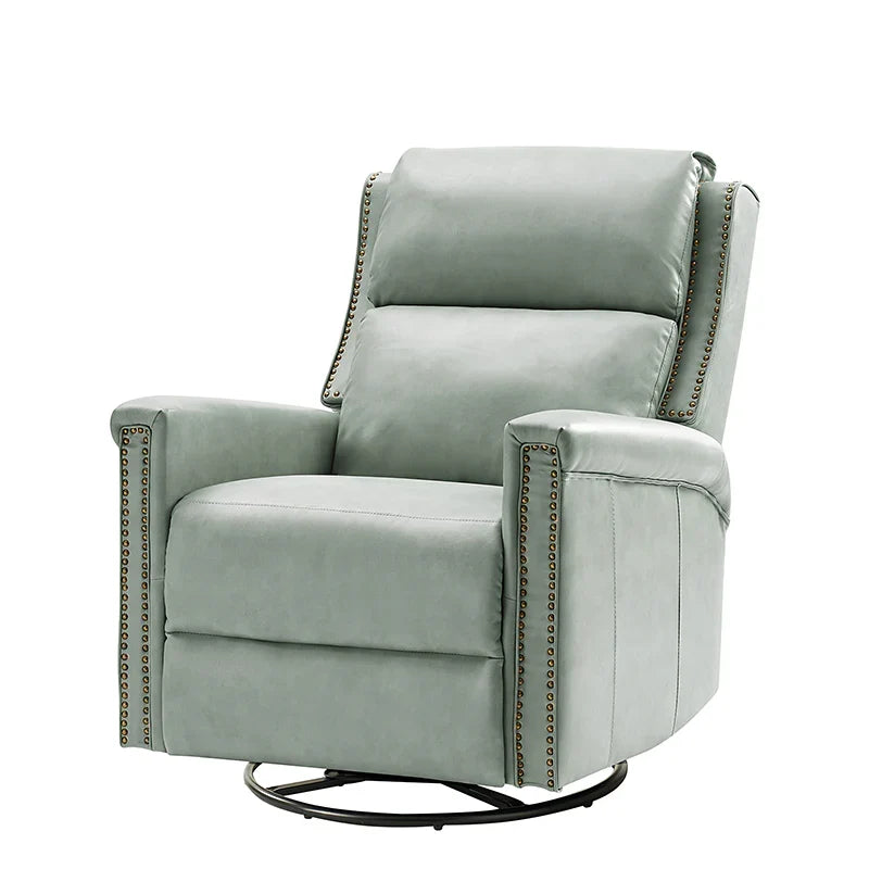 Anton Traditional Design Swivel and Rocker Power Recliner