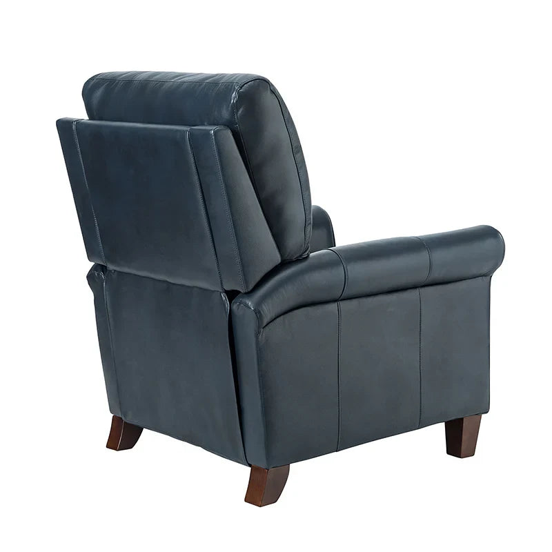 Eliana 33.07" Wide Genuine Leather Manual Recliner