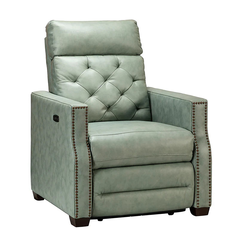 Carlota 31.5" Wide Genuine Leather Power Recliner