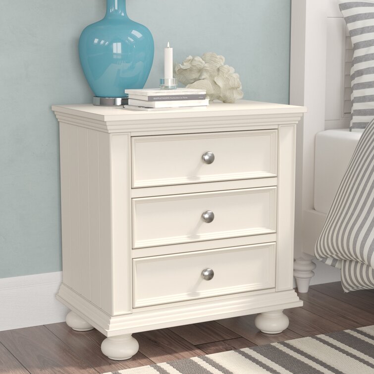 28'' Tall 3 - Drawer Nightstand Set of 2