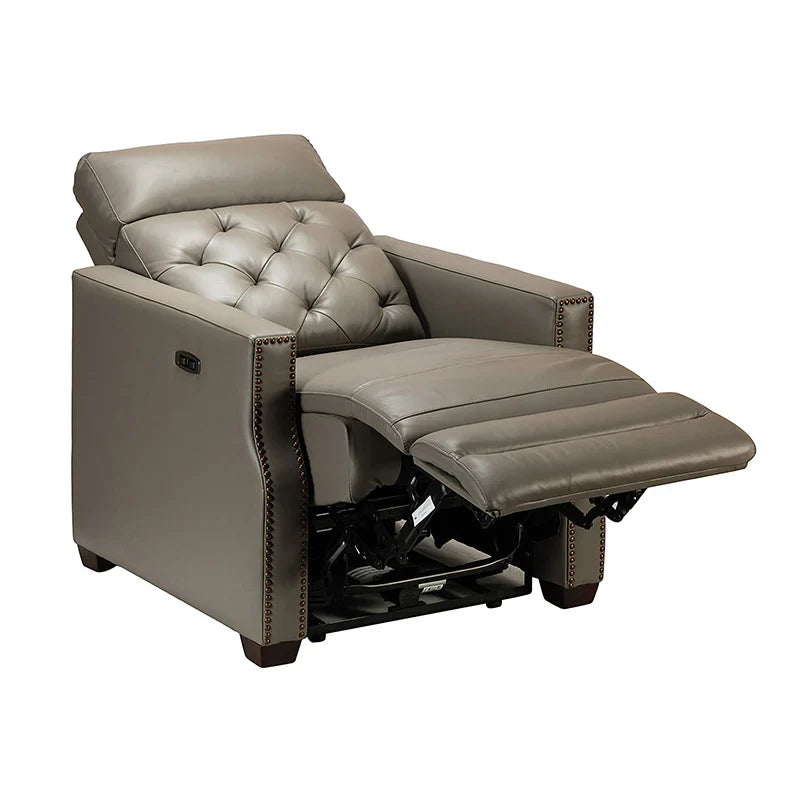Carlota 31.5" Wide Genuine Leather Power Recliner
