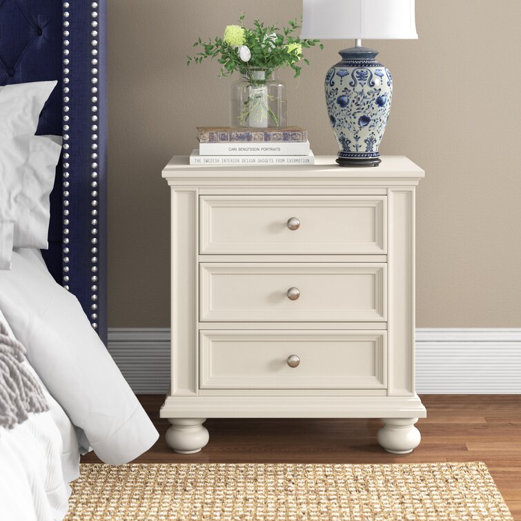 28'' Tall 3 - Drawer Nightstand Set of 2