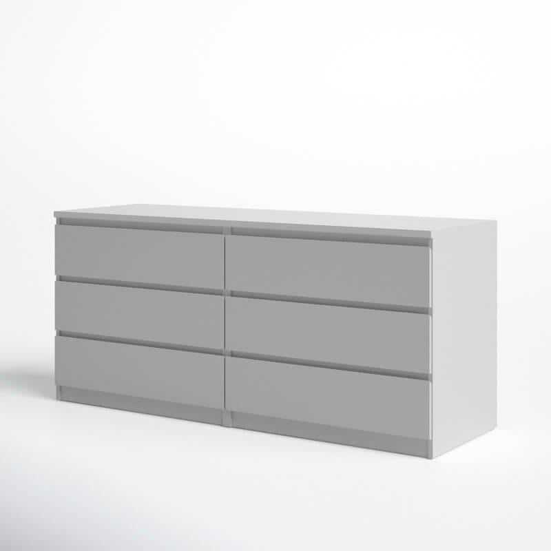 Kepner 6 Drawer 60.5" W Double Dresser