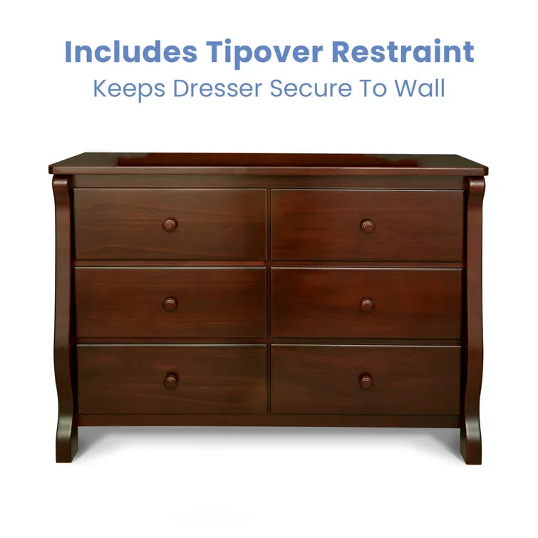 Universal Double Dresser -Made of Solid Woods