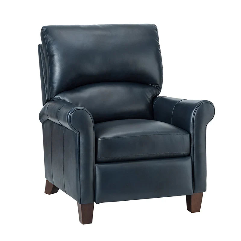 Eliana 33.07" Wide Genuine Leather Manual Recliner