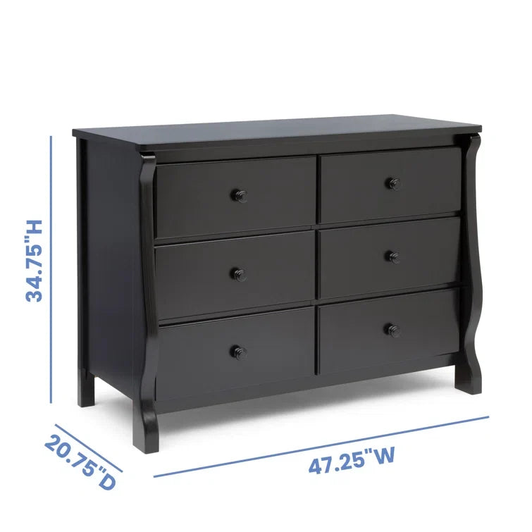 Universal Double Dresser -Made of Solid Woods