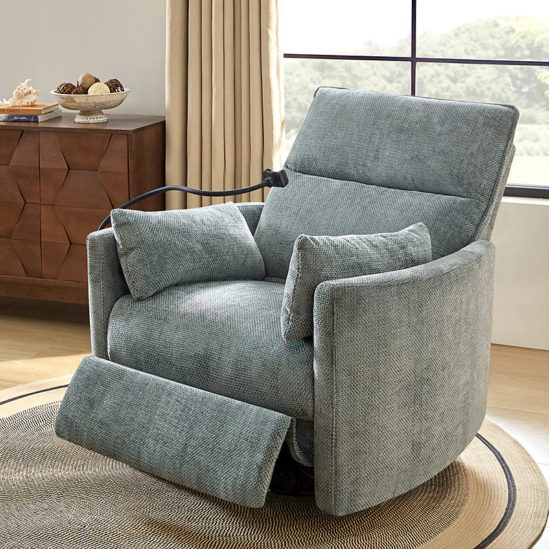 Arthur 38" Power Rocking Swivel Nursery Recliner with USB