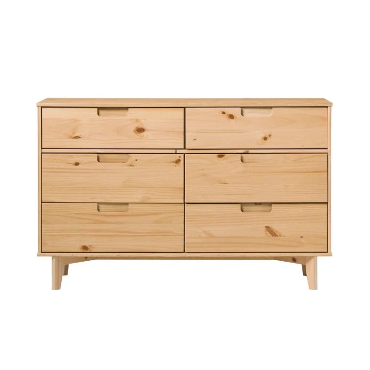 Yarber Groove 6 Drawer Double Dresser